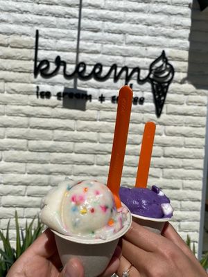 Funfetti and ube  at Kreem in Palm Springs