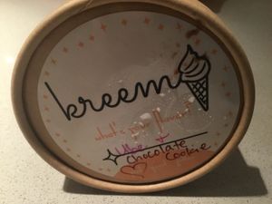 Takeout ice cream pint from KREEM  at Kreem in Palm Springs