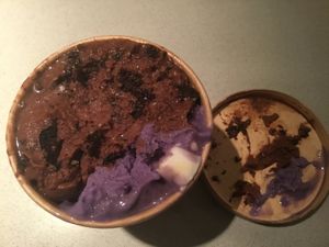 Chocolate cookie / UBE  at Kreem in Palm Springs