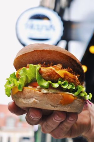 Fish and Bacon? Yes we can! at Hank Cuisine Végétale - Rochechouart in Paris