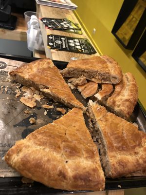 Traditional seasonal King cake  at Hank Cuisine Végétale - Rochechouart in Paris