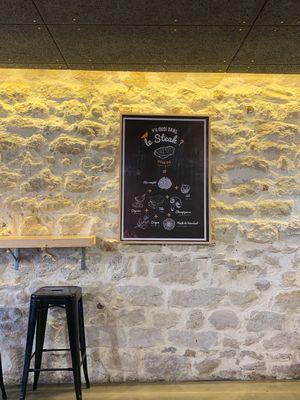 What’s in the burger steak  at Hank Cuisine Végétale - Rochechouart in Paris