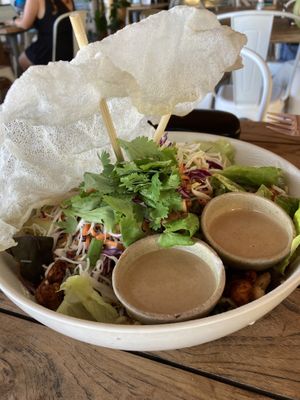 Taste of Asia bowl  at Genius Cafe in Sanur