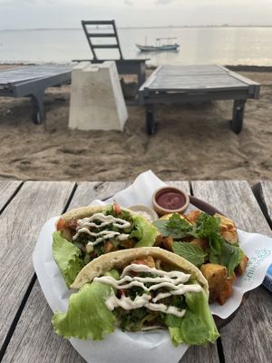 Tempe Shawarma… delicious!  at Genius Cafe in Sanur