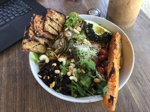 Happiness bowl at Genius Cafe in Sanur