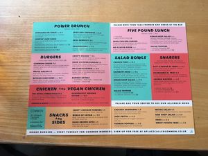 Menu at 2019-09 at Common - Nell's Pizza in Manchester
