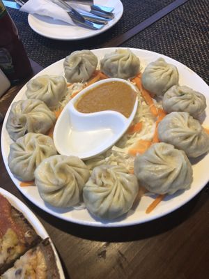 Momo vegan at Pumpernickel Bakery and Babylon Cafe in Pokhara