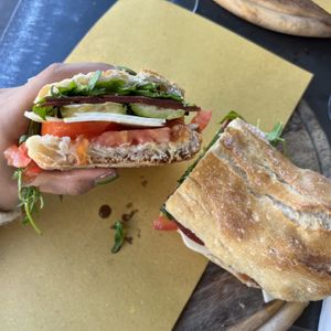 vegan metronia (super fresh!)  at Duecento Gradi in Rome