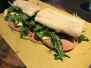 Vegan risorgimento sandwich. 😋 at Duecento Gradi in Rome