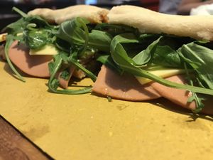 Vegan risorgimento sandwich. 😋 at Duecento Gradi in Rome