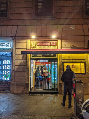 Front. at Duecento Gradi in Rome