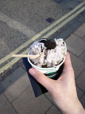 Oreo ice cream  at The Nice Cream Factory in York