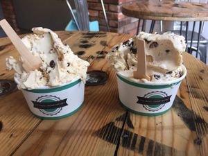 Vegan peanut butter choc chip at The Nice Cream Factory in York