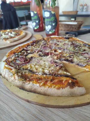 Pizza at Gioia in Frankfurt