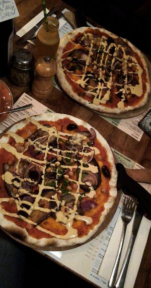 Vegan Pizza at Gioia in Frankfurt