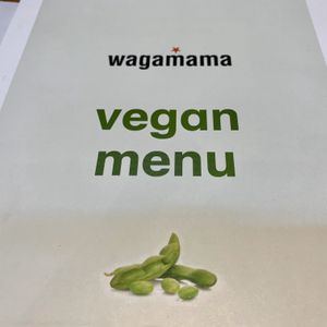 Dedicated vegan menu at  Wagamama - Hammersmith in West London