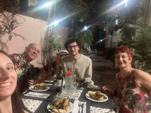 Hello merry Christmas at Hostal Patio de 27 in Havana