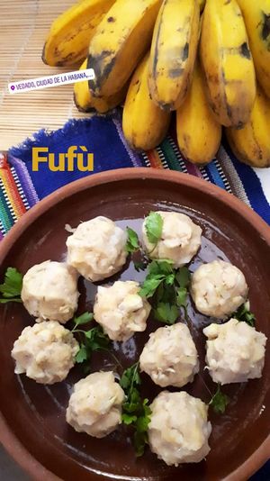 plantain Fufu at Hostal Patio de 27 in Havana