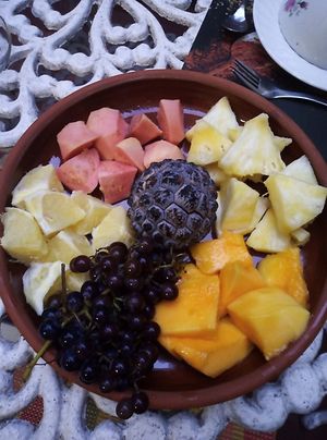 Berakfast is ready!! at Hostal Patio de 27 in Havana