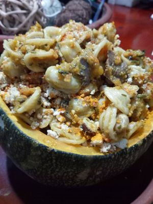 stuffed pumpkin at Hostal Patio de 27 in Havana