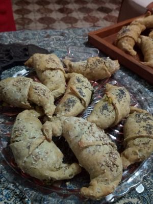 vegan croissants at Hostal Patio de 27 in Havana