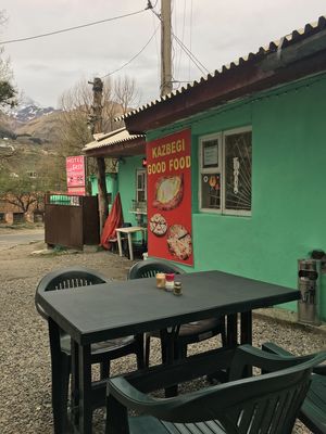 The restaurant  at Kazbegi Good Food in Stepantsminda