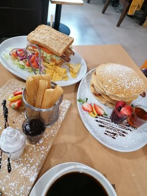 Some vegan items at Causeway Cafe in Belfast