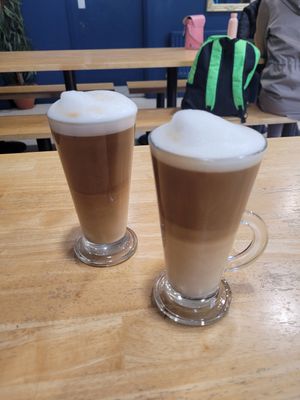 Caffè latte at Causeway Cafe in Belfast