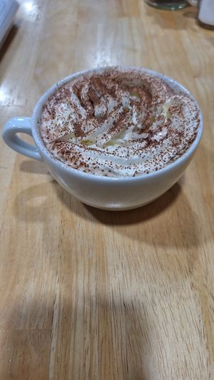 Turkish delight hot chocolate ☕️🍫😋 at Causeway Cafe in Belfast