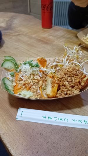 Bun with Tempeh at Osha in Ljubljana