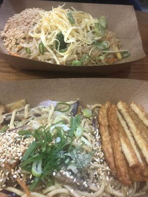 pad thai and stir fry  at Osha in Ljubljana