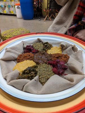 Platter for 2 at Light of Africa in South West London