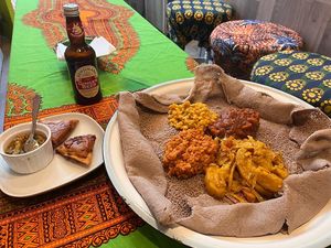 Ginger Beer, Samosas, and Bebiaynetu (For One) at Light of Africa in South West London
