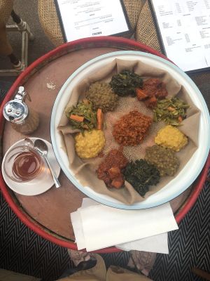 Plate for 2 at Light of Africa in South West London