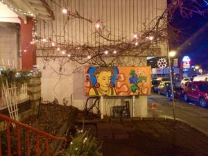 Namaste at night. at Namaste Cafe in Minneapolis