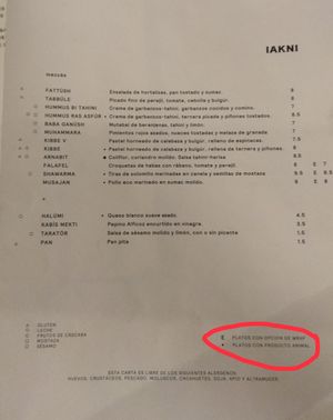 Carta at IAKNI in Barcelona