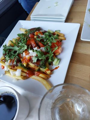 Tofu, Fries at VanGogh's Eeterie in Springfield