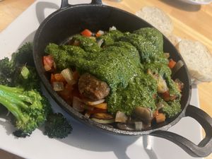 My meal   at VanGogh's Eeterie in Springfield