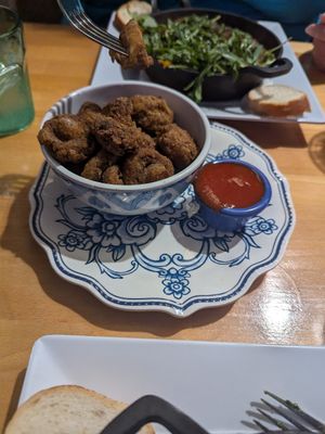 Fried curry mushrooms at VanGogh's Eeterie in Springfield