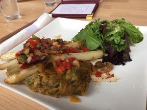 A kind of veggie hash entree... at VanGogh's Eeterie in Springfield