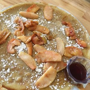 Dutch pancake with apples  at VanGogh's Eeterie in Springfield