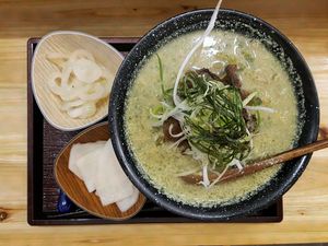 No meat Ramen at No Meat Burger Health in Busan