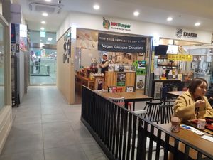 The shop at No Meat Burger Health in Busan