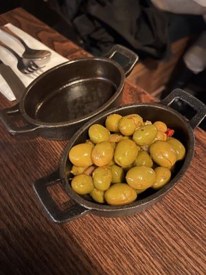Some of the best olives anywhere  at Solas in Dingle