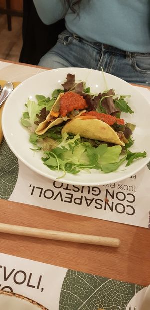 "Vado in messico!" tacos at Bio's Kitchen in Bologna