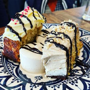 Mind blowing cakes!  at Vegetus in Cheltenham