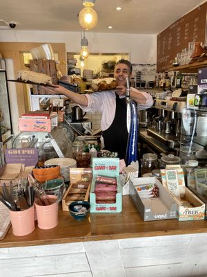 The owner 😃 at Vegetus in Cheltenham