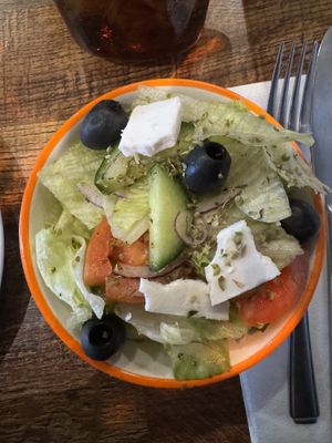 Greek side salad 👍🏼  at Vegetus in Cheltenham