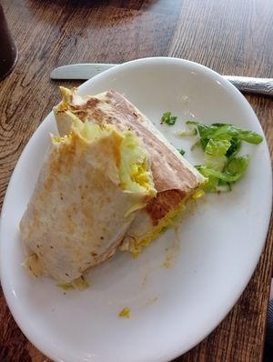 Seitan gyros at Vegetus in Cheltenham