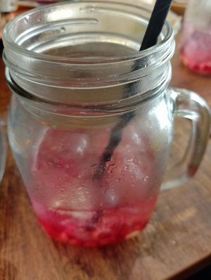 Pomegranate cooler at Vegetus in Cheltenham